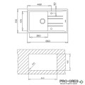 Гранитна мивка, обръщаема Teka Stone 50 B-TG 115330017