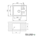 Гранитна мивка, обръщаема Teka Stone 45 S-TG  115330042