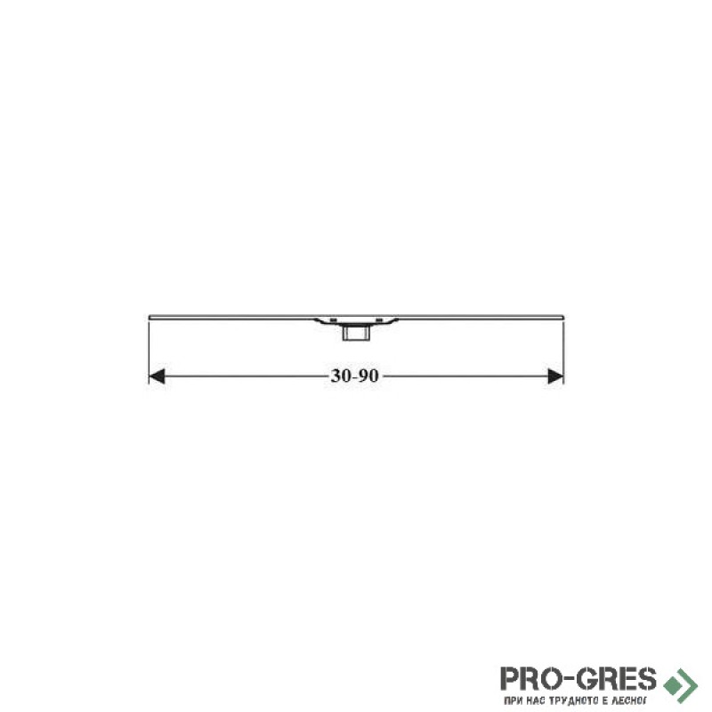 Душ канал 30-130 см Geberit CleanLine 60 154.457.KS.1