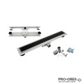 Лентов сифон 100 см Valtemo Glossy Black 67891–100