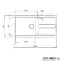 Гранитна мивка Teka Nova 60 L-TG 115330061