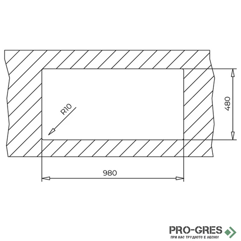 Гранитна мивка, обръщаема Teka Stone 60 L-TG 115330006