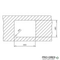 Гранитна мивка, обръщаема Teka Stone 45 S-TG 115330046