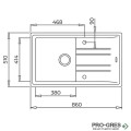 Гранитна мивка, обръщаема Teka Stone 50 B-TG  115330018