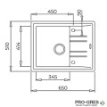 Гранитна мивка, обръщаема Teka Stone 45 S-TG  115330048