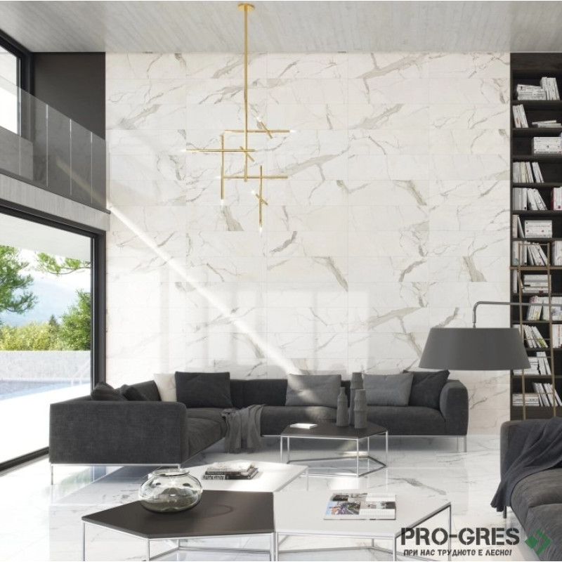 Плочки за баня Cifre- Statuario Brilo гланц 30x90